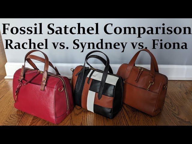 Review Fossil Fiona Satchel VS Sydney Satchel. 