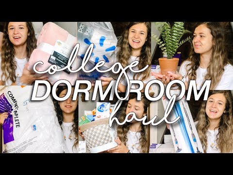 HUGE COLLEGE DORM ROOM HAUL | 2020 | evie butler