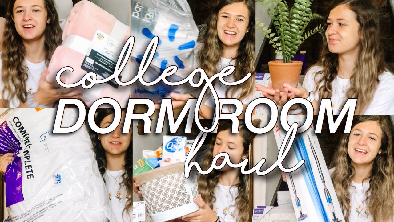 HUGE COLLEGE DORM ROOM HAUL | 2020 | evie butler
