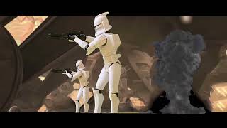 Clone wars stop motion teaser scene