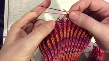 One pass two-colour brioche, Continental style