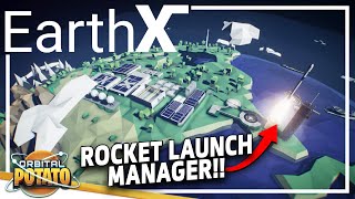 EXCELLENT Rocket Company Builder!! - EarthX - Management Base Builder Colony Sim screenshot 3