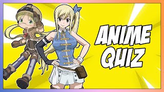 Anime Quiz #30  Openings, Endings, OSTs, 1 Sec Opening and Silhouettes