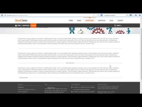 FluidFolio - Shortcode - Dividers