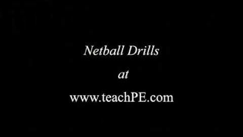 Netball Drill - Shooting - Free for Ball - Circle Rotation 2 - Lvl 2