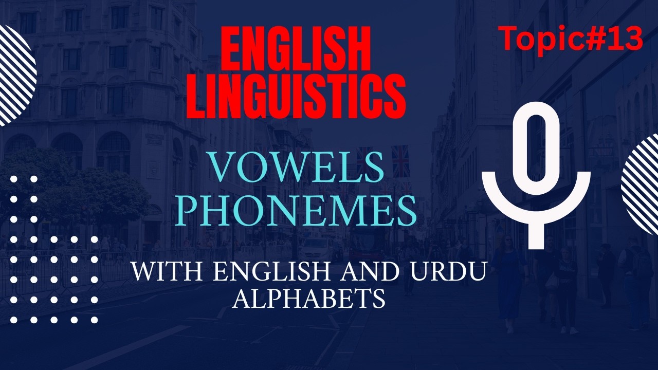 Description of English Phonemes Vowels | With English and Urdu Alphabets |