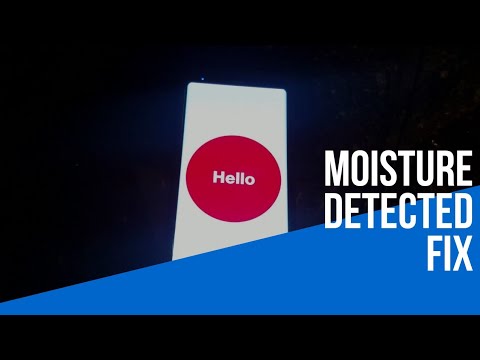 Samsung Phones Solution to Moisture Detected
