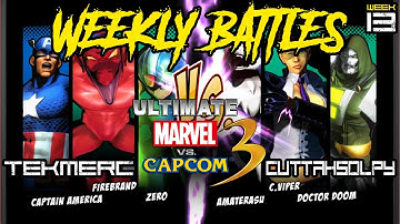(Week 13) Ultimate Marvel Vs. Capcom 3 FT2 - (Cap/Firebrand/Zero) Vs. (Amaterasu/C.Viper/Doom)