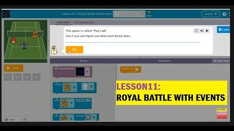 Lesson11: Royal Battle with Events
