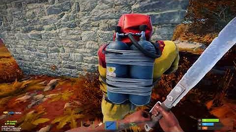 how to use melee weapons in Rust