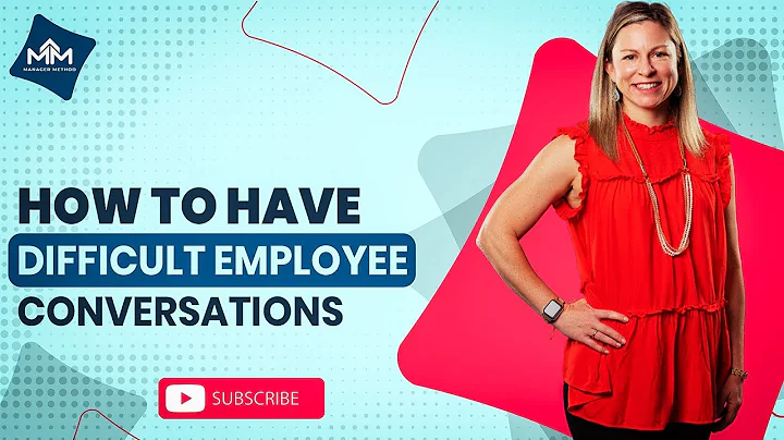 Manager Leadership: How to Make Hard Employee Performance Conversations Easier