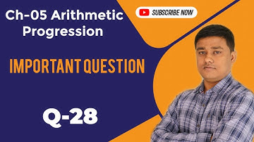 Q.28The sum of three consecutive terms in AP is 48.The product of first and last term is 252.Find d.