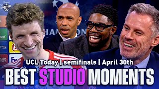 The BEST moments from UCL Today! | Richards, Henry, Abdo, Muller \& Carragher | SFs 30th April