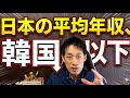 日本人の年収、韓国以下