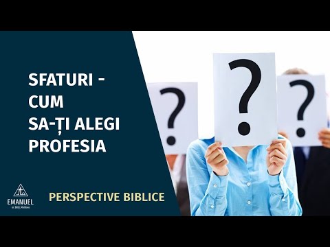 Video: Cum Să Alegi O Profesie Pentru Un Copil