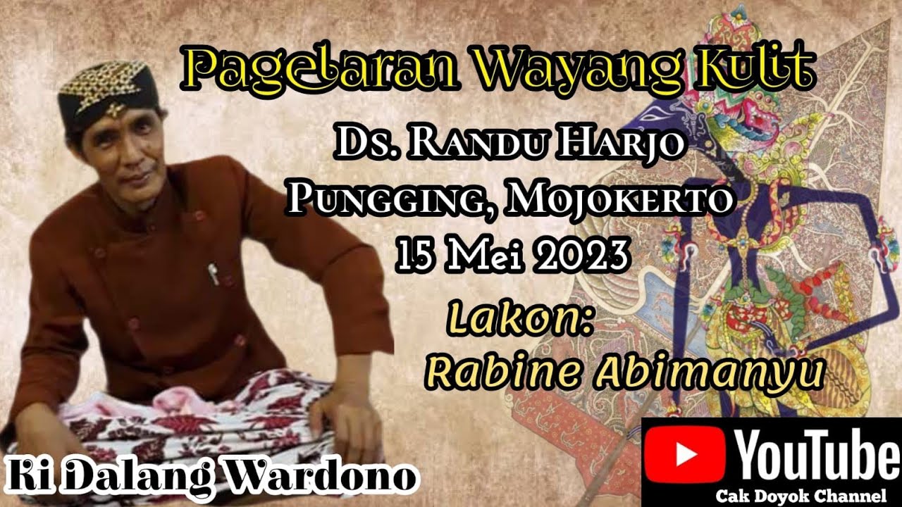 Pagelaran Wayang Kulit Dalang Ki Wardono Lakon 