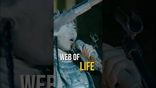 Web of Life is in you and me! 😉 #indigenous #viral #snowraven #live #art #viralvideo #sakha #art