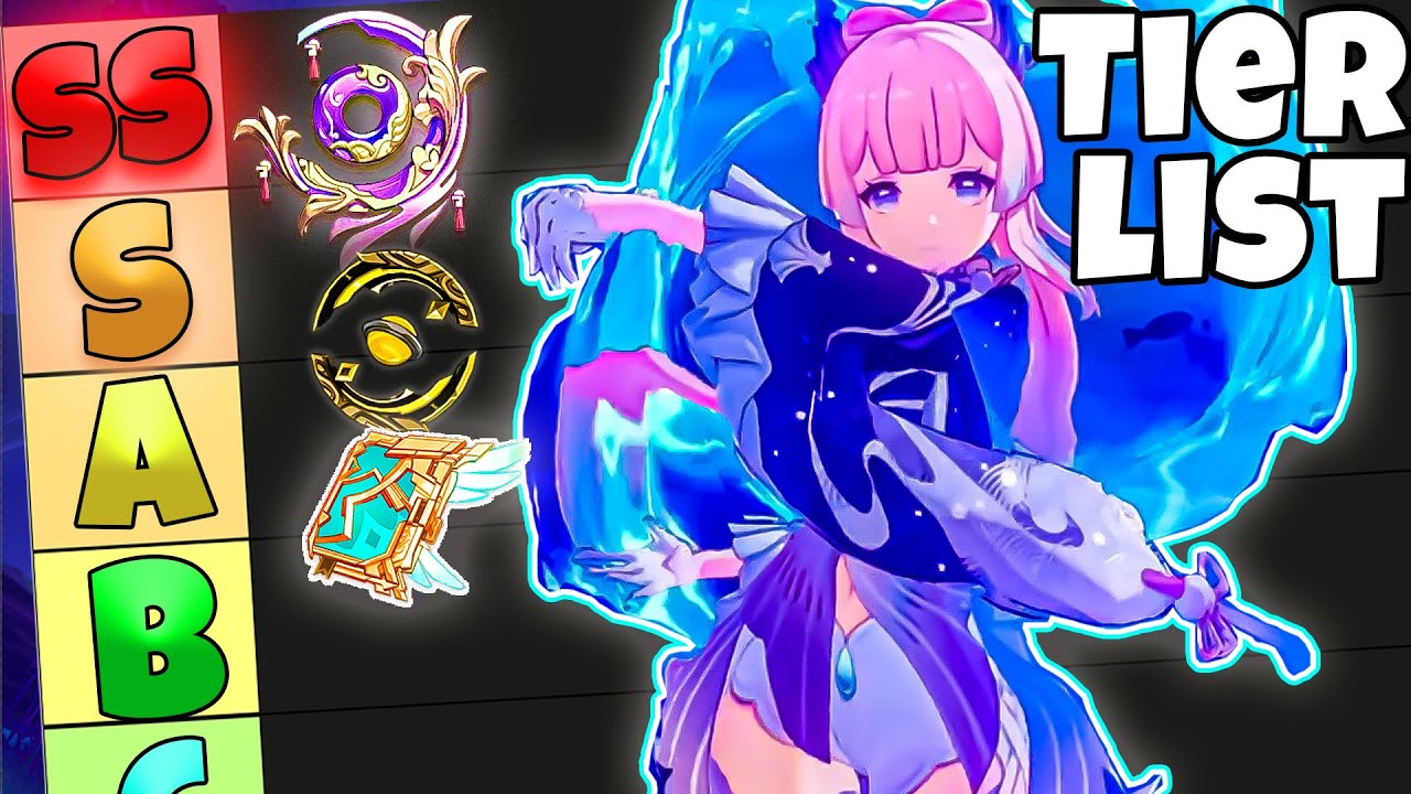Kokomi WEAPONS TIER LIST - Genshin Impact | Everlasting Moonglow/Fumetsu Gekka, Prototype Amber