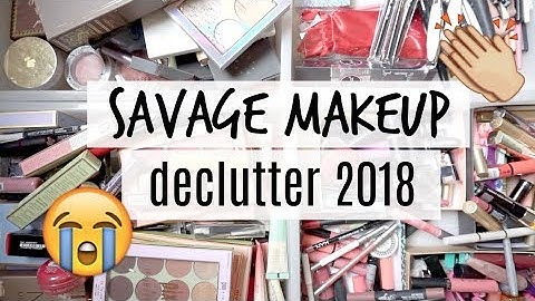 EXTREME MAKEUP DECLUTTER   /  /   MY JOURNEY TO MINIMALISM