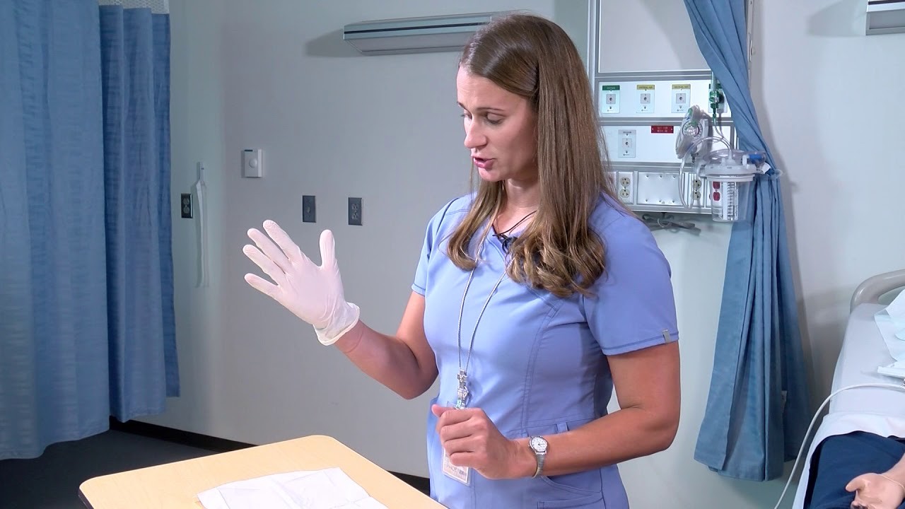 Nursing Skill Sterile Gloving YouTube