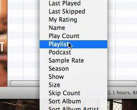 Smart Playlists in iTunes