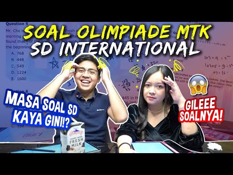 CHALLENGE KERJAIN SOAL OLIM MATEMATIKA KELAS 6 SD INTERNASIONAL! SERU BANGET!