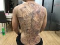 Hình Xăm Đẹp Cá Chép Kín Lưng ( Carp Full Back Tattoo )