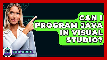 Can I Program Java In Visual Studio? - Next LVL Programming