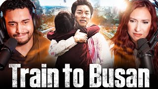 TRAIN TO BUSAN (2016) MOVIE REACTION  WE WERE NOT EXPECTING THIS!  First Time Watching  Review