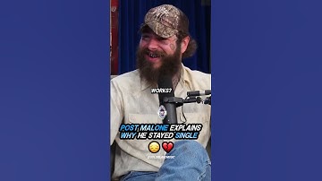 Thumbnail of Post Malone EXPLAINS why he STAYED single 😔💔