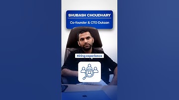 Dukaan hiring process at SST ft. Subhash Choudhary
