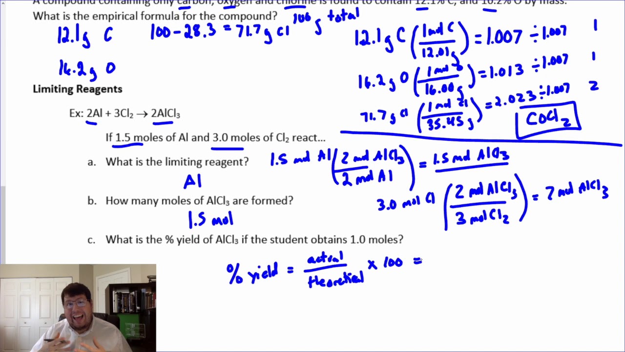 Stoichiometry & Limiting Reagent AP Review - YouTube