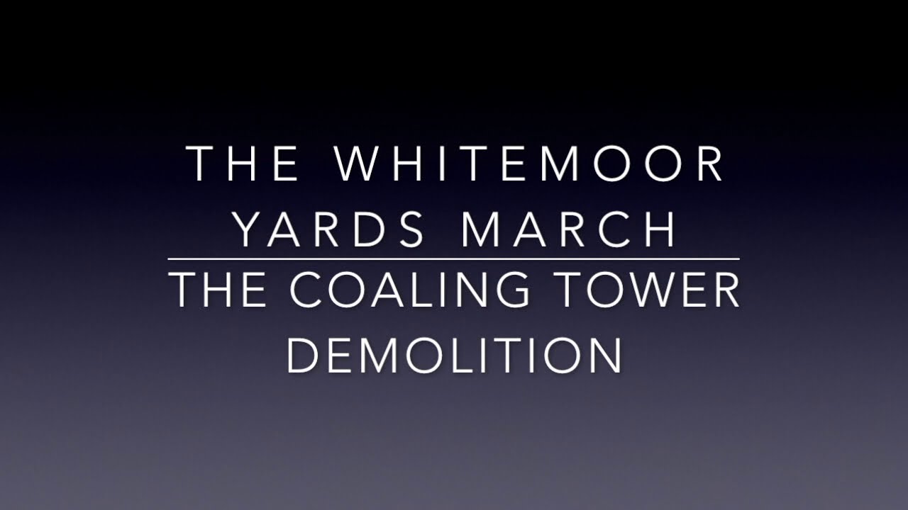 Railway at March The Whitemoor Coaling Tower Demolition 1966