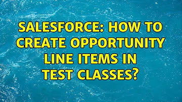 Salesforce: How to Create Opportunity Line Items in Test Classes?