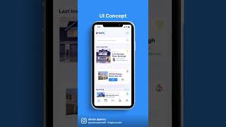 Real estate app (buy quickly and connect with agents) #clips #design #uiux #realestate #property screenshot 1