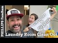 LAUNDRY ROOM ORGANIZING CLEAN OUT & ROOM MAKEOVER | CLEAN WITH ME