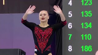 Angelina Melnikova takes GOLD 🥇- 14,333 Floor Final - Russian Championships 2024