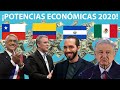 ¡PAÍSES LATINOS CON MAYOR CRECIMIENTO ECONÓMICO 2020!