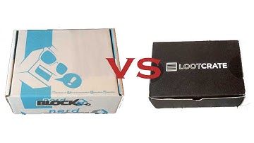 Nerd Block vs Loot Crate Unboxing - August 2014