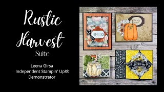 Three Cards for Fall plus a bonus Treat Box with the Rustic Harvest Suite by Stampin’ Up!® screenshot 4