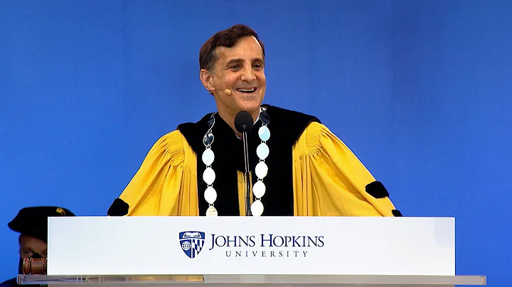 President Ronald J. Daniels speaks at Johns Hopkin...