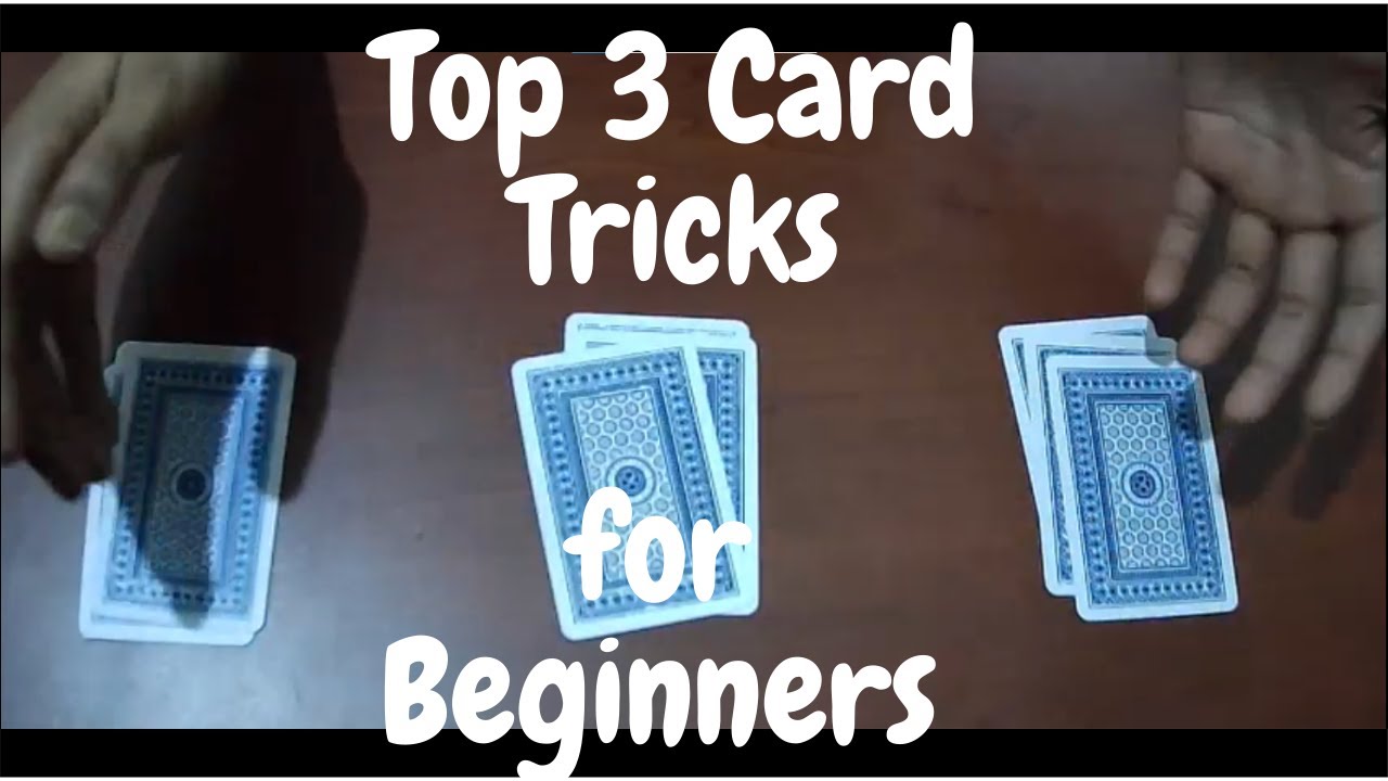 Top 3 Card Tricks for Beginners Performance and Tutorial YouTube
