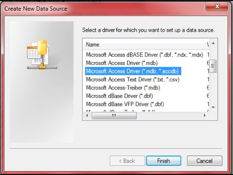How To Setup Odbc Driver In Windows 7