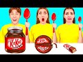 Big, Medium and Small Food Challenge | Funny Food Situations by CRAFTooNS Challenge