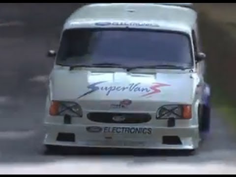 F1-engined Ford Transit VAN attacks Goodwood Hill | Festival of Speed 2013