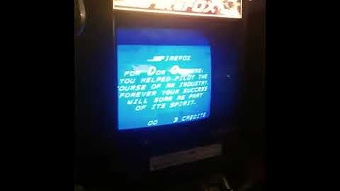 Atari Firefox attract mode