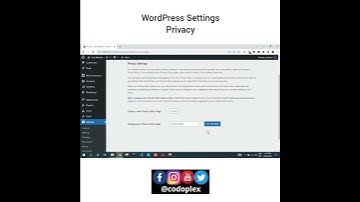WordPress Privacy Settings - Learn WordPress in Urdu