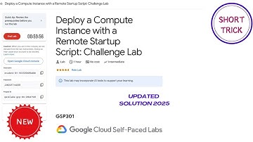 Deploy a Compute Instance with a Remote Startup Script: Challenge Lab || 2025 || #GSP301 #qwiklabs