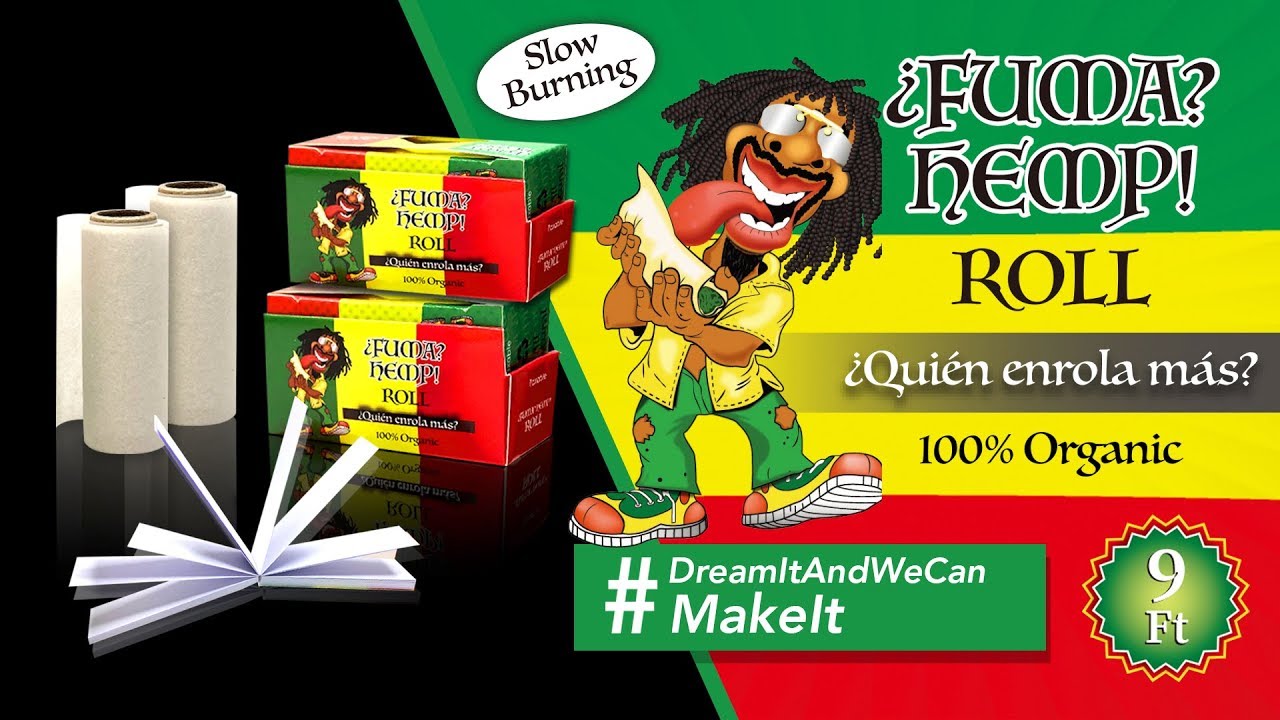 FUMA HEMP BOBBIN ROLL WITH TIPS | 100% HEMP | SWAGGG