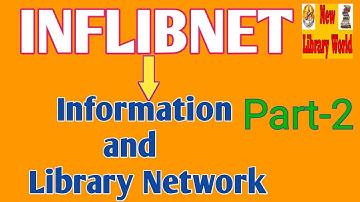 Library Network "INFLIBNET" Information and Library Network.Part-2 @newlibraryworld7087